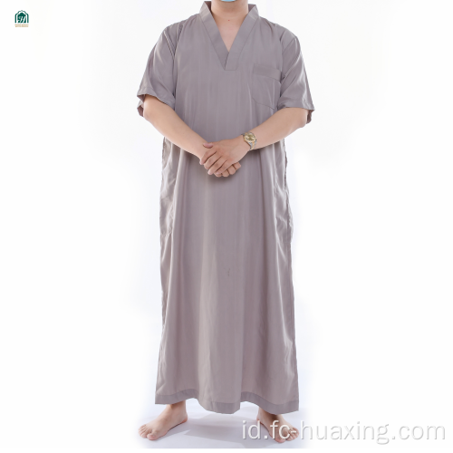 Thobe Thawb Robe Abaya untuk Pria Pakaian Islam